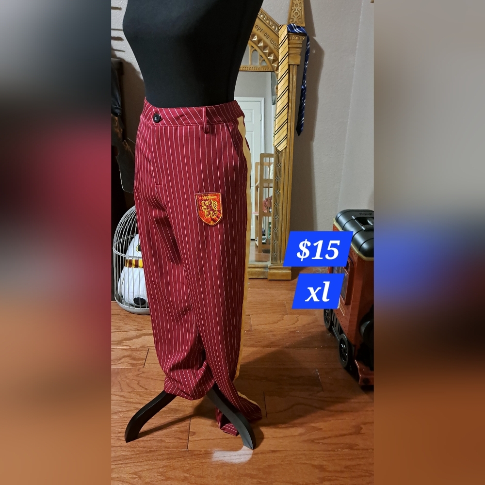 Striped Red Gryffindor  Men's Pants
